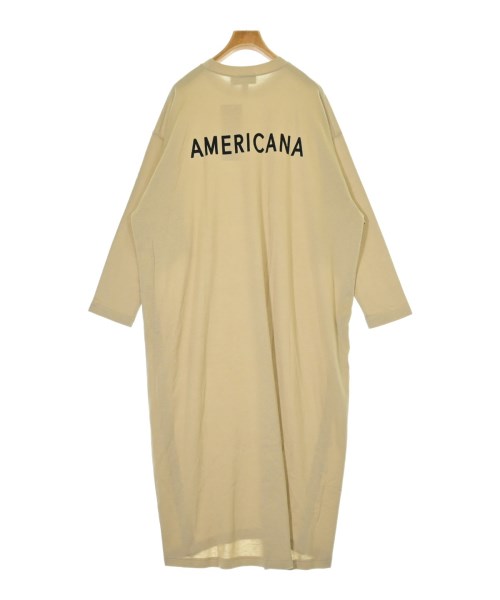 Americana（アメリカーナ）ワンピース ベージュ サイズ:F レディース/2200679919018