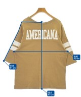 Americana（アメリカーナ）Tシャツ・カットソー 茶 サイズ:F レディース/2200680781123
