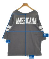 Americana（アメリカーナ）Tシャツ・カットソー グレー サイズ:F レディース/2200680781130