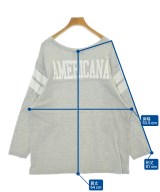 Americana（アメリカーナ）Tシャツ・カットソー グレー サイズ:F レディース/2200680781178