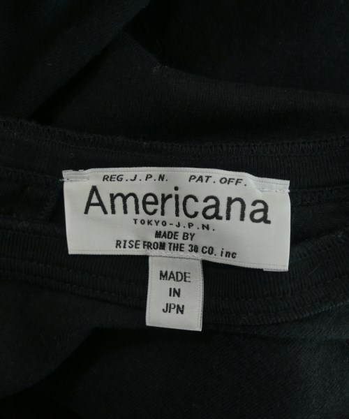 Americana（アメリカーナ）Tシャツ・カットソー 黒 サイズ:F レディース/2200676732047