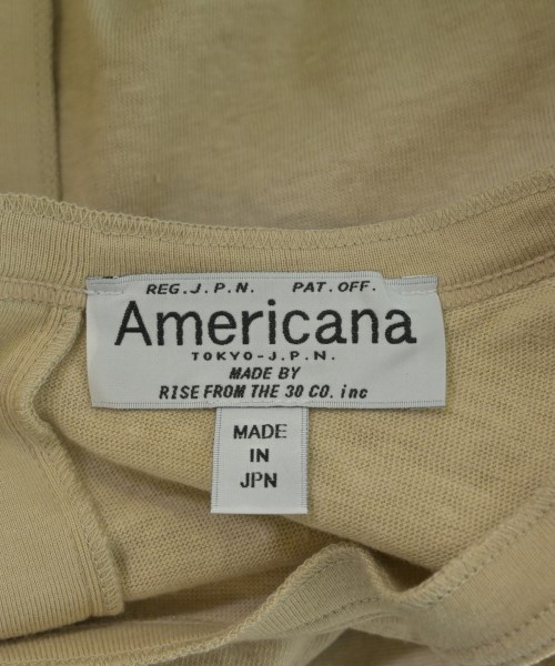 Americana（アメリカーナ）Tシャツ・カットソー ベージュ サイズ:F レディース/2200676732061