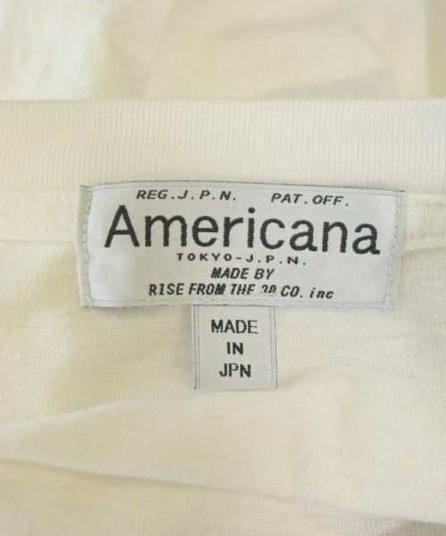 Americana（アメリカーナ）Tシャツ・カットソー 白 サイズ:F レディース/2200674963429