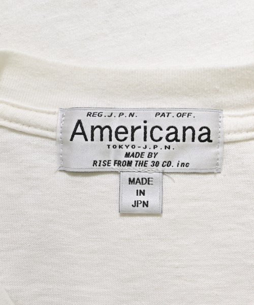 Americana（アメリカーナ）Tシャツ・カットソー 白 サイズ:F レディース/2200683970180
