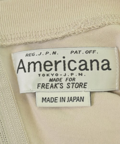 Americana（アメリカーナ）Tシャツ・カットソー ベージュ サイズ:F レディース/2200696944024