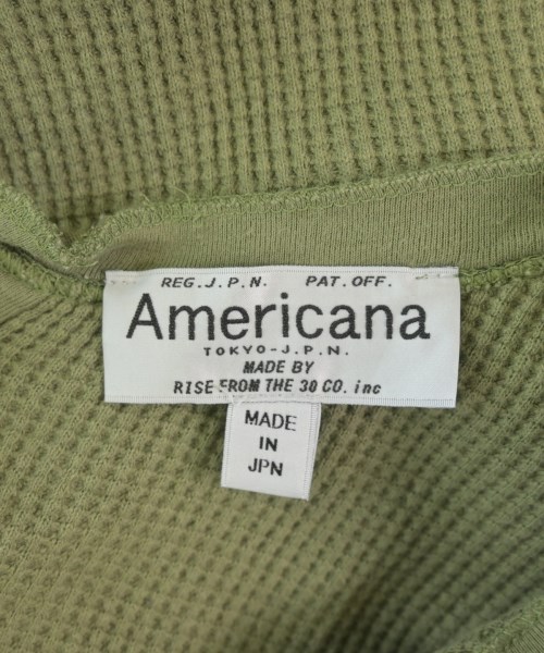 Americana（アメリカーナ）Tシャツ・カットソー カーキ サイズ:F レディース/2200693905493