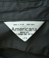 Americana（アメリカーナ）シャツワンピース 黒 サイズ:-(M位) レディース/2200693662310