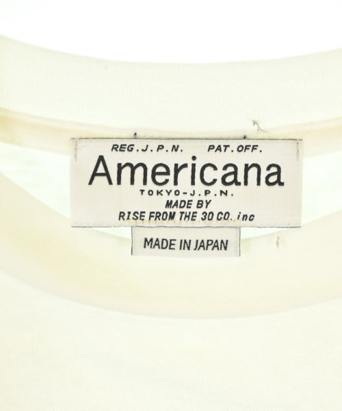 Americana（アメリカーナ）Tシャツ・カットソー 白 サイズ:F レディース/2200698920064