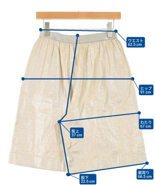 Americana（アメリカーナ）ショートパンツ ゴールド サイズ:-(M位) レディース/2200656209064