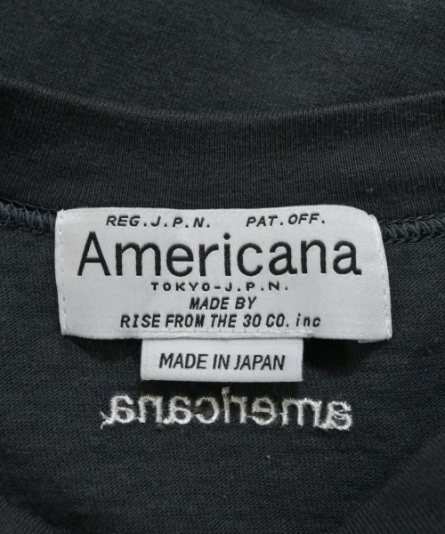 Americana（アメリカーナ）Tシャツ・カットソー 黒 サイズ:F レディース/2200657231330