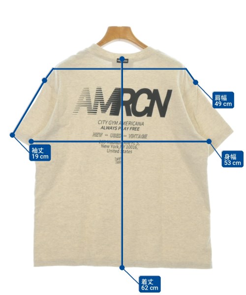 Americana（アメリカーナ）Tシャツ・カットソー 白 サイズ:F レディース/2200717387021