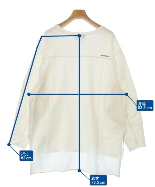 Americana（アメリカーナ）Tシャツ・カットソー 白 サイズ:-(M位) レディース/2200635647245