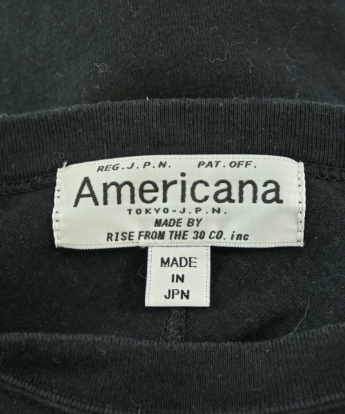 Americana（アメリカーナ）Tシャツ・カットソー 黒 サイズ:-(XXL位) レディース/2200638201116