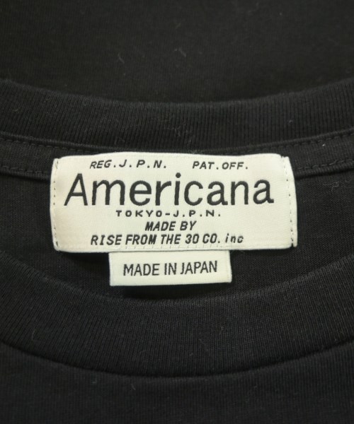 Americana（アメリカーナ）Tシャツ・カットソー 黒 サイズ:F レディース/2200643545205