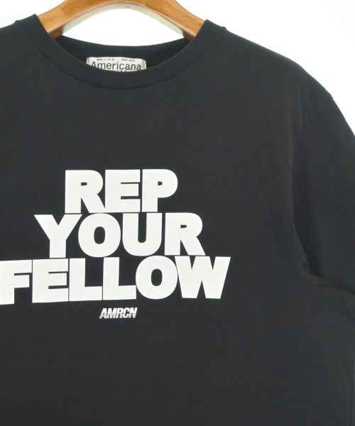 Americana（アメリカーナ）Tシャツ・カットソー 黒 サイズ:F レディース/2200643545205