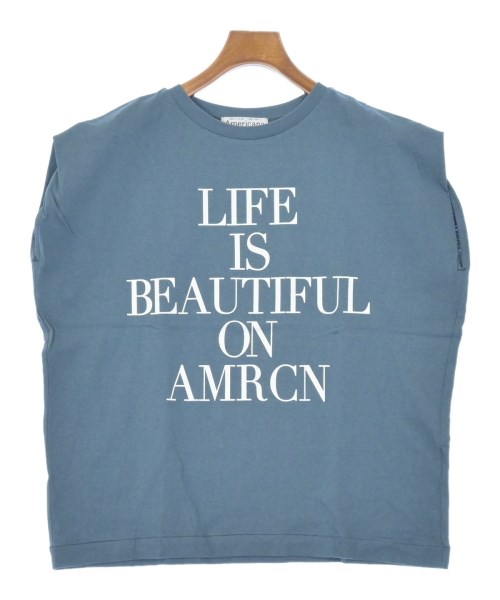 Americana(アメリカーナ)Tシャツ・カットソー 青 サイズ:F/2200638714685