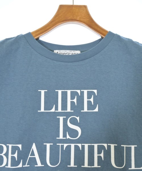 Americana（アメリカーナ）Tシャツ・カットソー 青 サイズ:F レディース/2200638714685