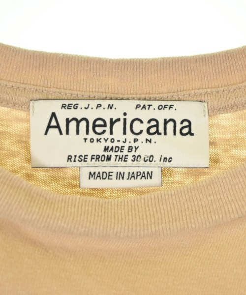 Americana（アメリカーナ）Tシャツ・カットソー ベージュ サイズ:F レディース/2200702712029