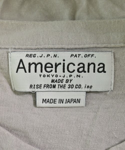 Americana（アメリカーナ）Tシャツ・カットソー グレー サイズ:-(XL位) レディース/2200706729030