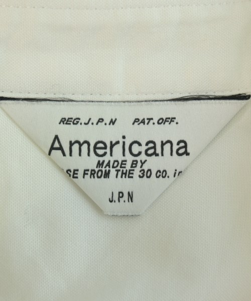 Americana（アメリカーナ）カジュアルシャツ 白 サイズ:M レディース/2200706971040