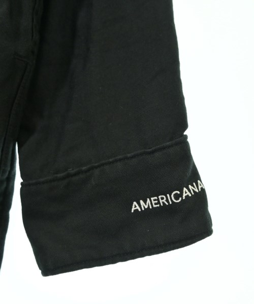 Americana（アメリカーナ）シャツワンピース 黒 サイズ:F レディース/2200708011065