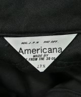 Americana（アメリカーナ）シャツワンピース 黒 サイズ:F レディース/2200708011065