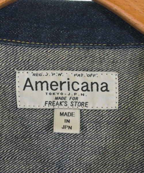 Americana（アメリカーナ）デニムジャケット 紺 サイズ:M レディース/2200704980044