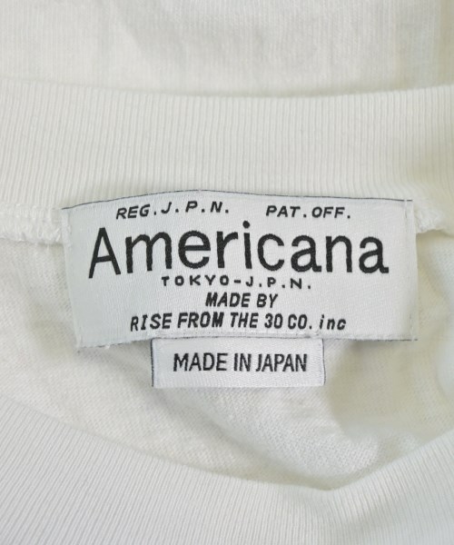 Americana（アメリカーナ）Tシャツ・カットソー 白 サイズ:F レディース/2200704882034