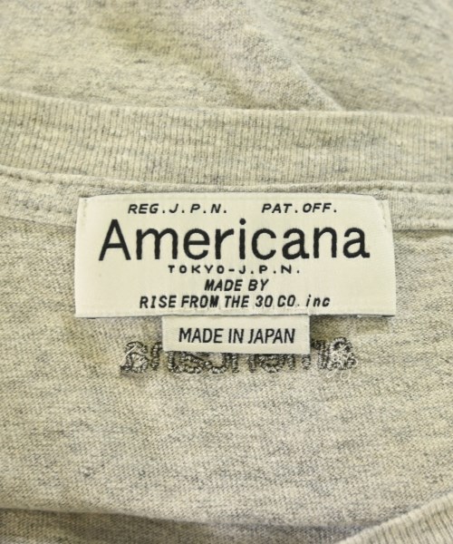Americana（アメリカーナ）Tシャツ・カットソー グレー サイズ:L レディース/2200709349020