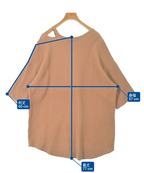 Americana（アメリカーナ）Tシャツ・カットソー 茶 サイズ:F レディース/2200661279038