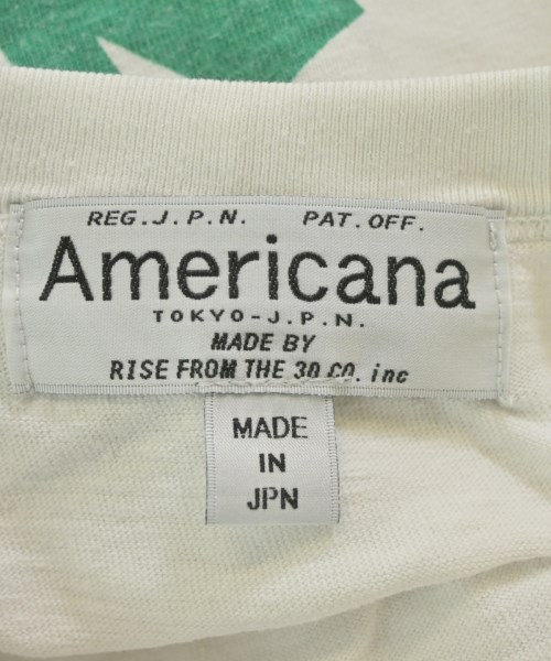 Americana（アメリカーナ）Tシャツ・カットソー 白 サイズ:F レディース/2200661279052