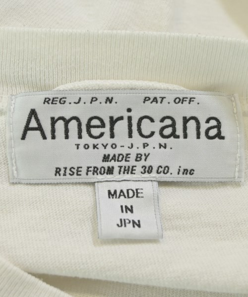 Americana（アメリカーナ）Tシャツ・カットソー 白 サイズ:F レディース/2200661279076