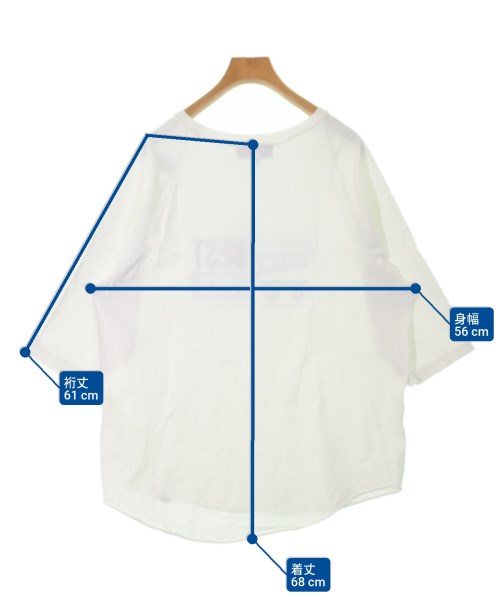 Americana（アメリカーナ）Tシャツ・カットソー 白 サイズ:F レディース/2200661279076