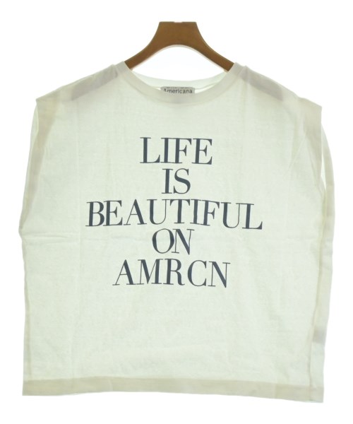 Americana(アメリカーナ)ノースリーブ 白 サイズ:-(M位)/2200667273078