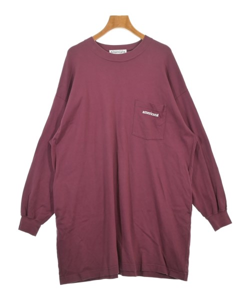 Americana(アメリカーナ)ワンピース 赤 サイズ:F/2200668447072