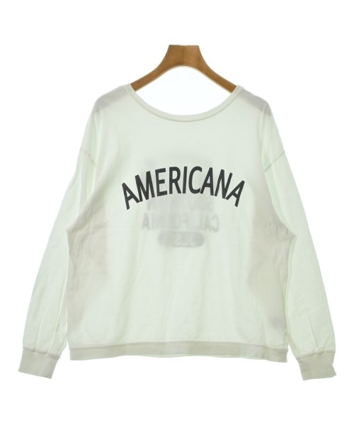 Americana（アメリカーナ）Tシャツ・カットソー 白 サイズ:F レディース/2200727247087