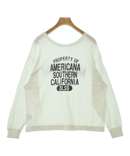 Americana（アメリカーナ）Tシャツ・カットソー 白 サイズ:F レディース/2200727247087