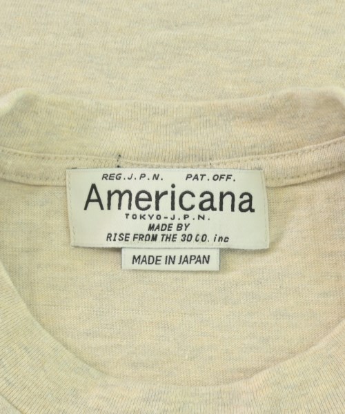 Americana（アメリカーナ）Tシャツ・カットソー ベージュ サイズ:2(M位) レディース/2200681020085