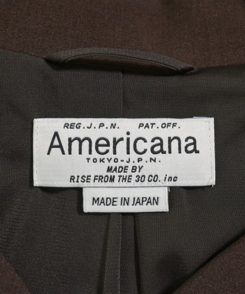 Americana（アメリカーナ）ジャケット 茶 サイズ:F レディース/2200730760016