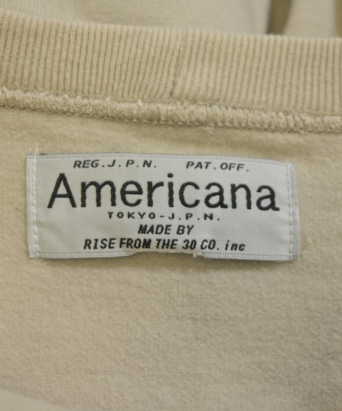Americana（アメリカーナ）スウェット ベージュ サイズ:-(S位) レディース/2200732663056