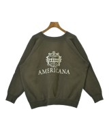 Americana（アメリカーナ）スウェット カーキ サイズ:F レディース/2200716779063