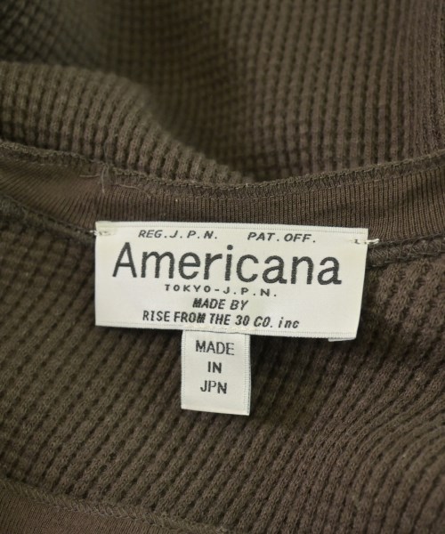 Americana（アメリカーナ）Tシャツ・カットソー 茶 サイズ:-(XL位) メンズ/2200720968033
