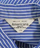 Americana（アメリカーナ）シャツワンピース 青 サイズ:F レディース/2200727622013