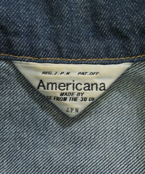 Americana（アメリカーナ）デニムジャケット 紺 サイズ:S レディース/2200728020160