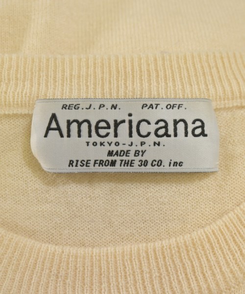 Americana（アメリカーナ）ニット・セーター 白 サイズ:-(M位) レディース/2200728020252
