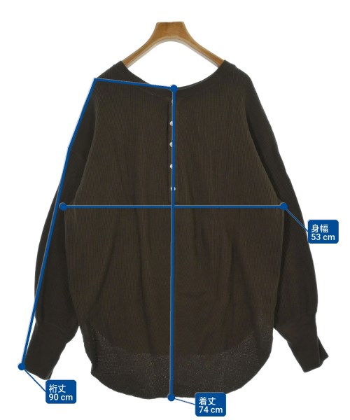 Americana（アメリカーナ）Tシャツ・カットソー 茶 サイズ:F レディース/2200678813287