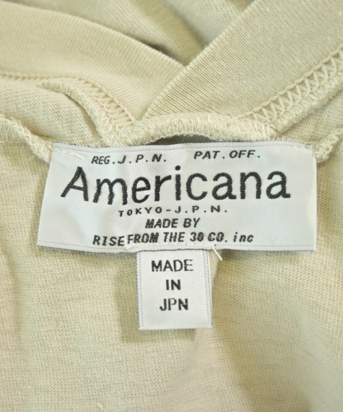 Americana（アメリカーナ）Tシャツ・カットソー ベージュ サイズ:F レディース/2200663751204