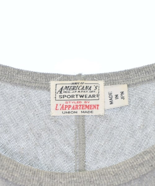 Americana（アメリカーナ）Tシャツ・カットソー グレー サイズ:F レディース/2200683443158