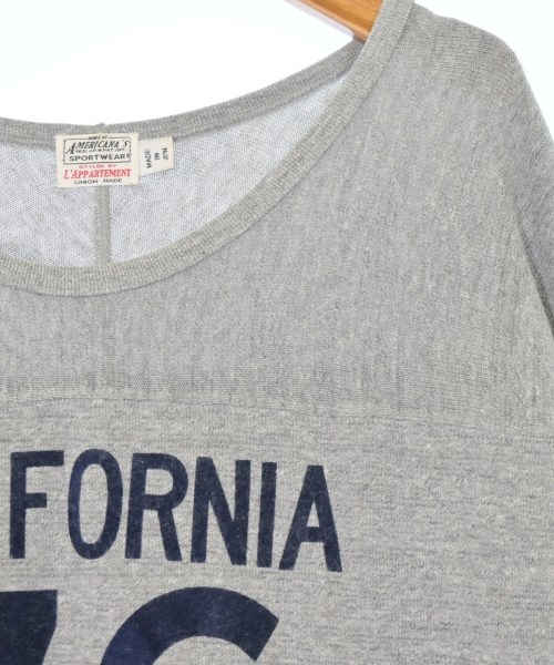 Americana（アメリカーナ）Tシャツ・カットソー グレー サイズ:F レディース/2200683443158