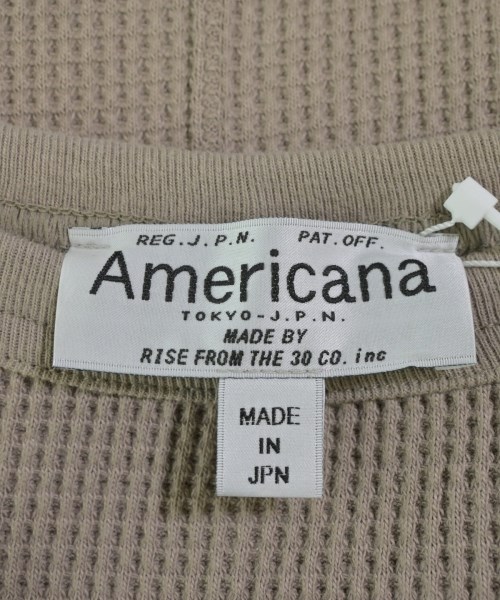Americana（アメリカーナ）Tシャツ・カットソー ベージュ サイズ:F レディース/2200676631029